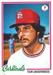 1978 Topps Baseball Cards      531     Tom Underwood